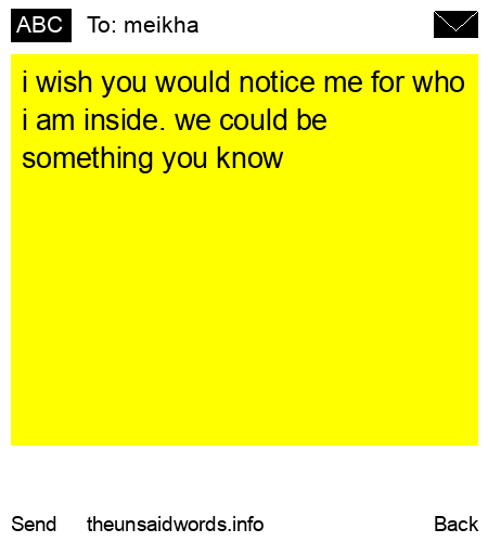 unsent message to meikha 