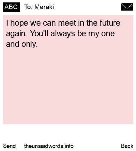 unsent message to Meraki