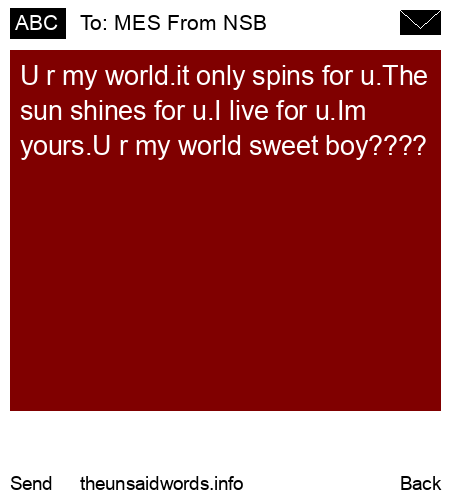 unsent message to MES From NSB
