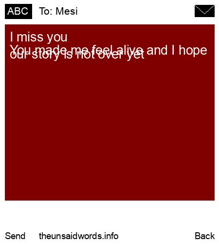 unsent message to Mesi