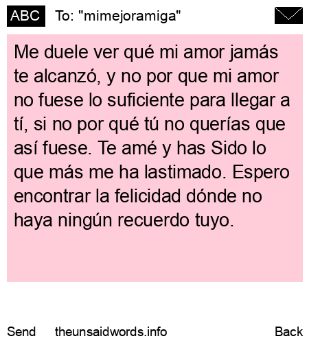 unsent message to "mimejoramiga"