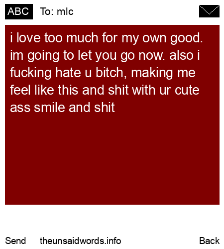 unsent message to mlc