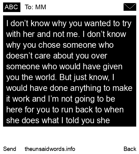 unsent message to MM