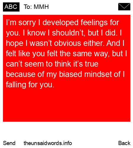 unsent message to MMH