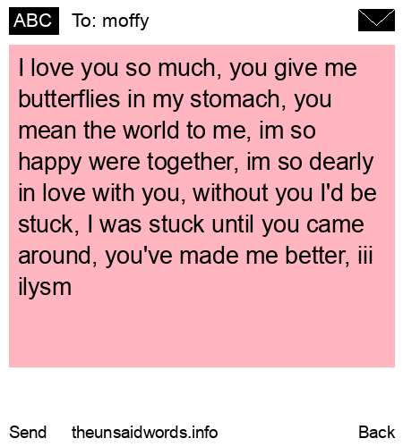 unsent message to moffy