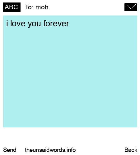unsent message to moh