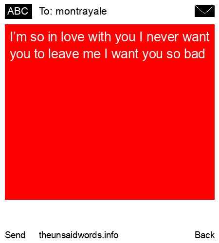 unsent message to montrayale