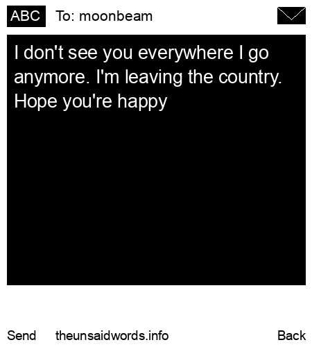 unsent message to moonbeam