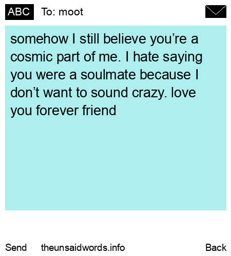 unsent message to moot
