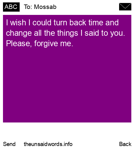 unsent message to Mossab