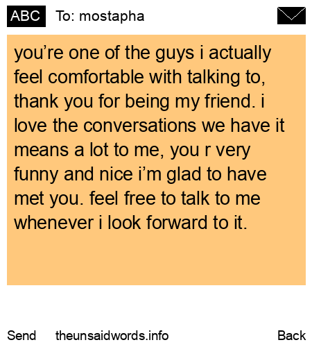 unsent message to mostapha