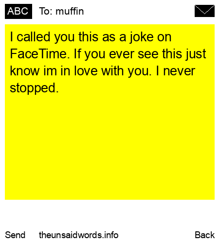 unsent message to muffin