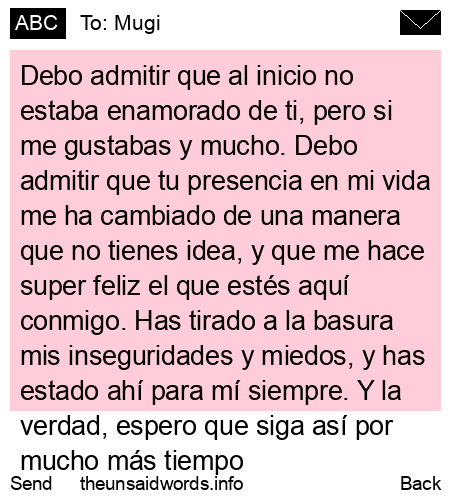 unsent message to Mugi