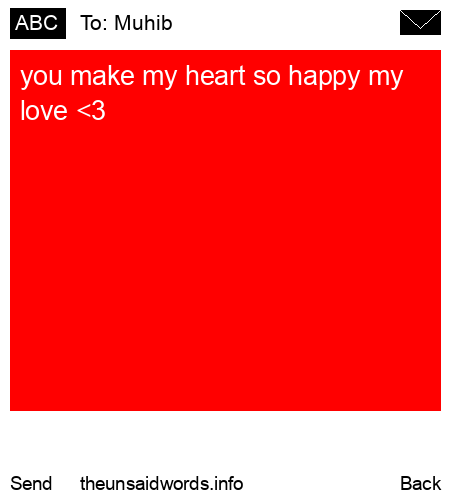 unsent message to Muhib 