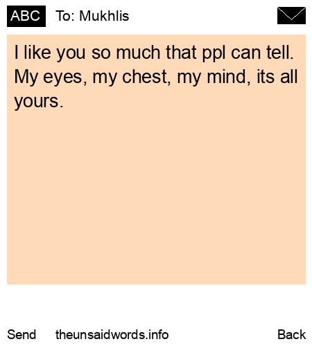 unsent message to Mukhlis