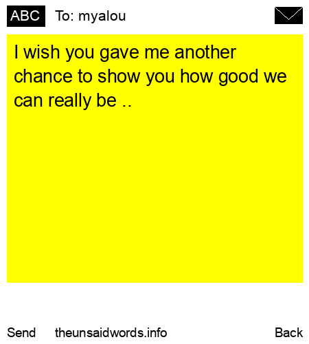 unsent message to myalou