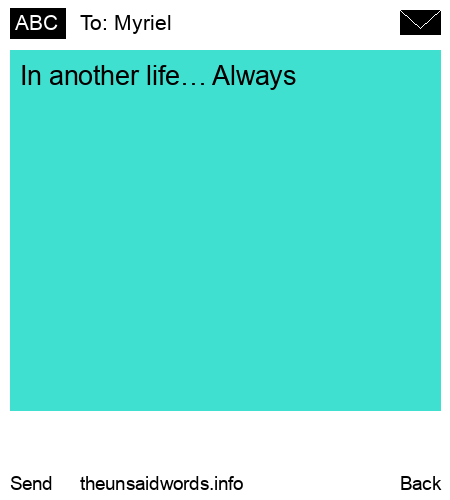 unsent message to Myriel 