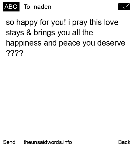 unsent message to naden