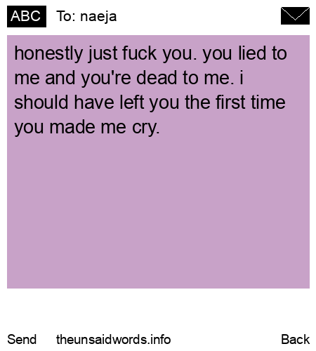 unsent message to naeja