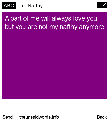 unsent message to Nafthy