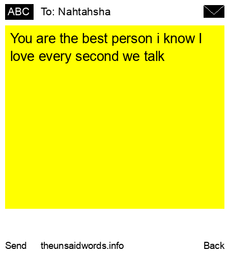 unsent message to Nahtahsha 