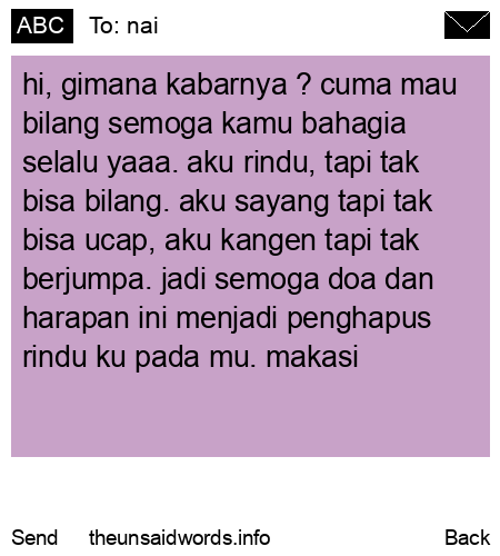 unsent message to nai