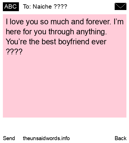 unsent message to Naiche ????