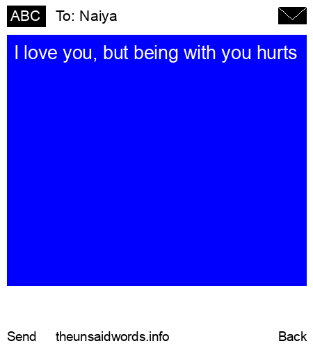 unsent message to Naiya 