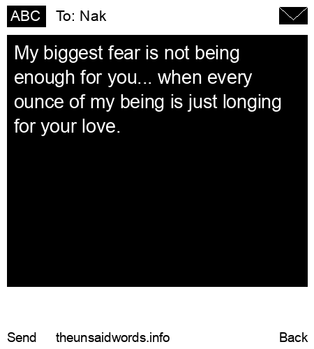 unsent message to Nak