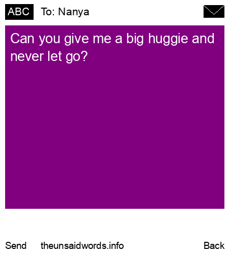 unsent message to Nanya