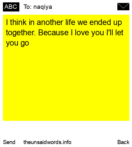 unsent message to naqiya