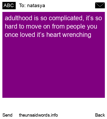 unsent message to natasya