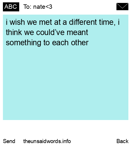 unsent message to nate<3