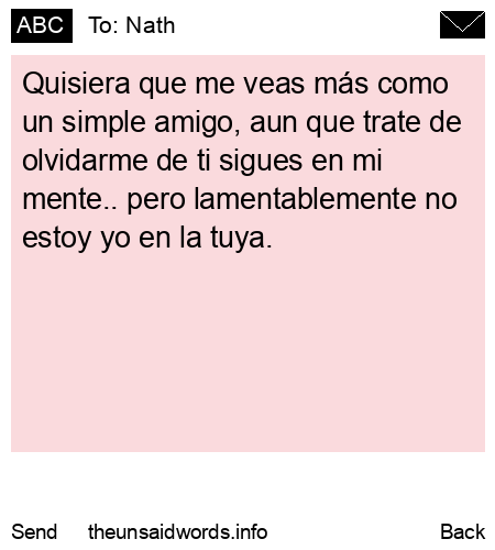 unsent message to Nath