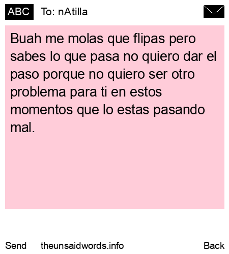 unsent message to nAtilla