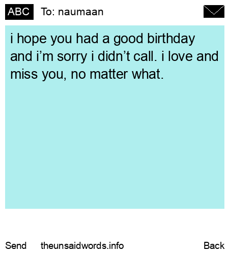 unsent message to naumaan
