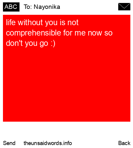 unsent message to Nayonika