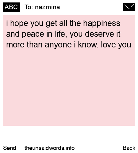 unsent message to nazmina