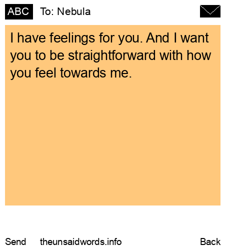 unsent message to Nebula
