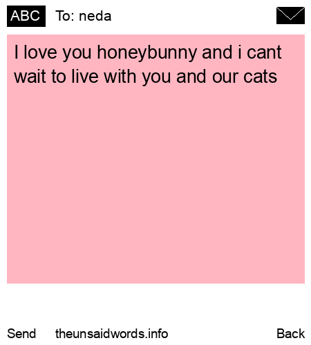 unsent message to neda