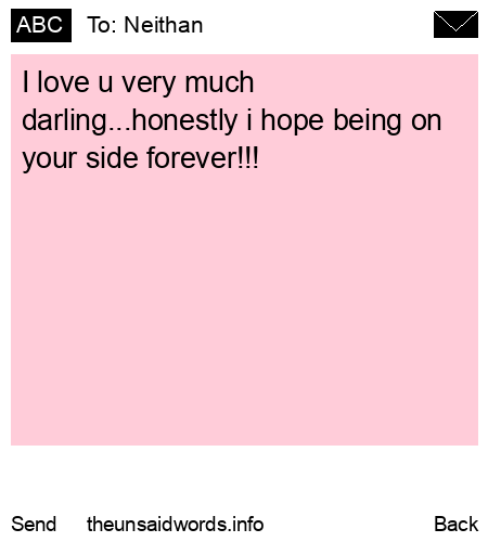 unsent message to Neithan