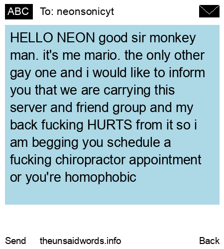 unsent message to neonsonicyt