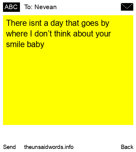 unsent message to Nevean