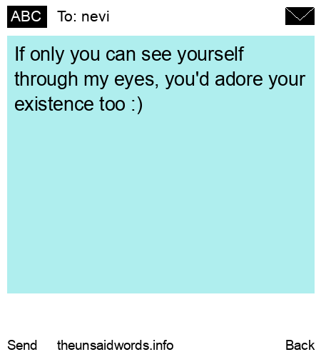 unsent message to nevi