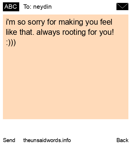 unsent message to neydin