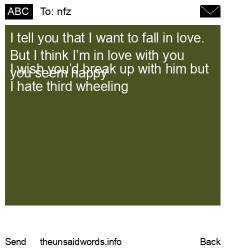 unsent message to nfz