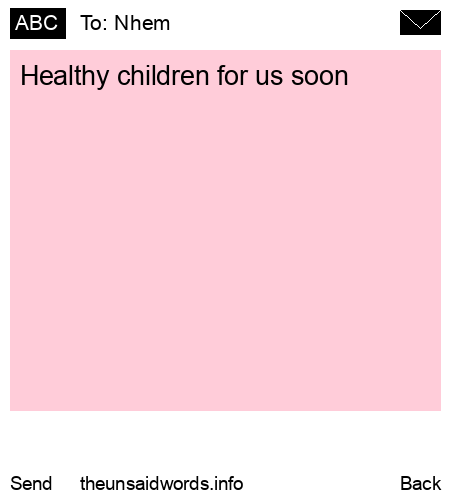 unsent message to Nhem