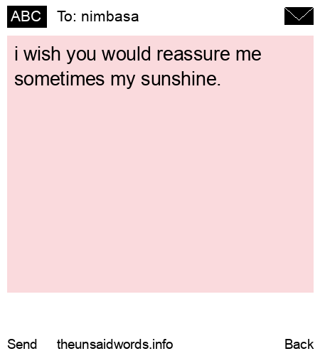 unsent message to nimbasa