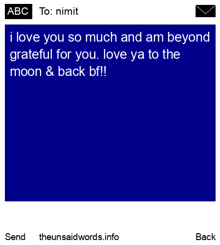 unsent message to nimit