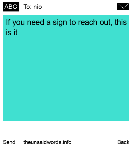 unsent message to nio